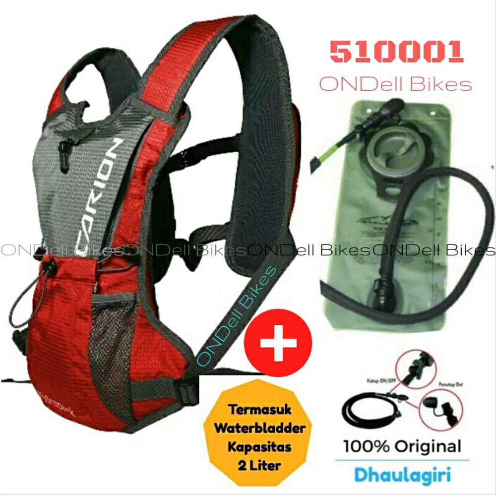 SALE Tas Punggung Sepeda Downhil MTB . Tas Hydropack Water Bladder 2 Liter. Tas Hiking Jogging Trai