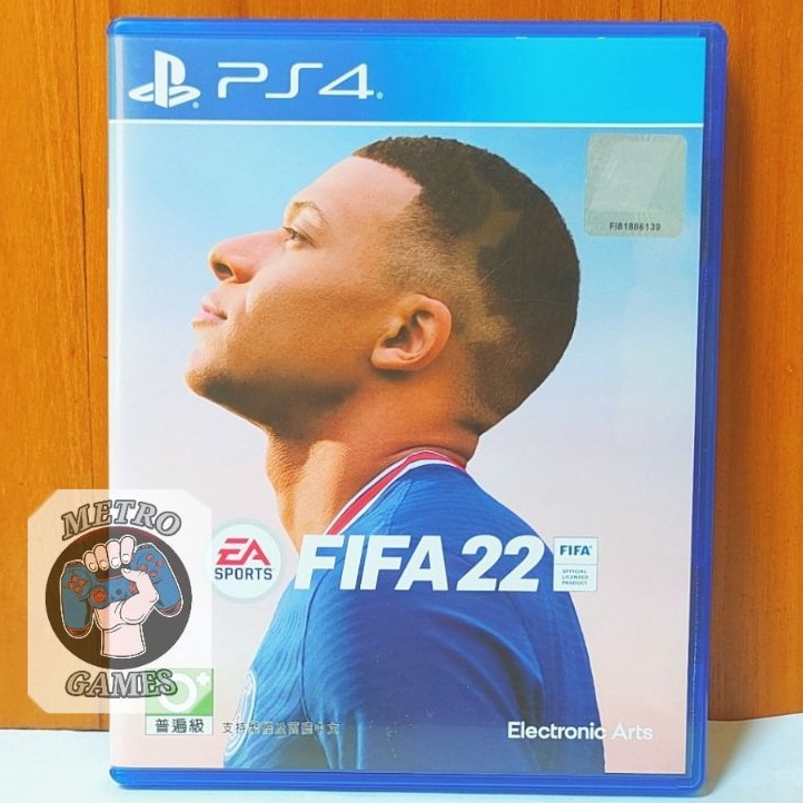 Kaset Fifa 22 PS4 Fifa22 Playstation 4 PS 4 FIFA22 EA Sports Kaset FIFA 2022 Region 3 Asia Original Asli Sony Sepak Bola Football FIFA2022 CD BD Game Games RONALDO MESSI MBAPPE PSG PES 2021 21 Game Games PS5 PS 5 PS4