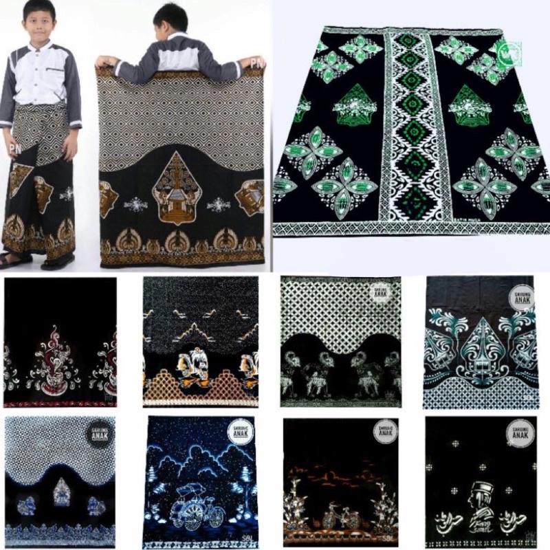 SARUNG ANAK SD ATAU SMP KANG SANTRI | SARUNG BATIK | GUS AZMI