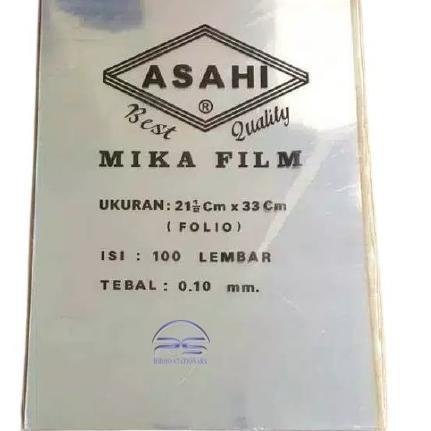 

3.3 Terlaris (10 Pcs) Mika Jilid Asahi F4 / Bening Transparant Plastik Jilid