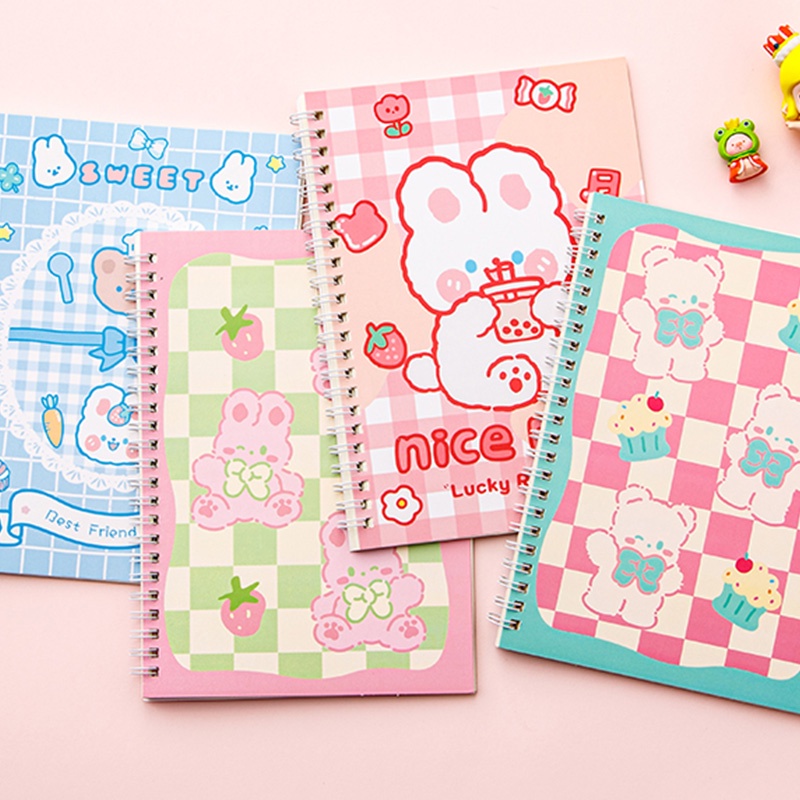 Buku Notebook / Catatan / Agenda / Diary 24 Lembar Ukuran A5 / B5 Dengan Cover Motif Kartun