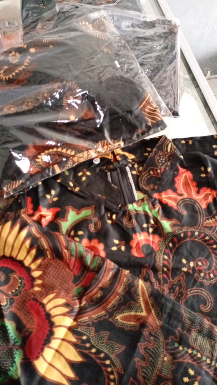 Batik Wanita Asj Sa Hrb026 Kenongo Kemeja Tosca Pendek