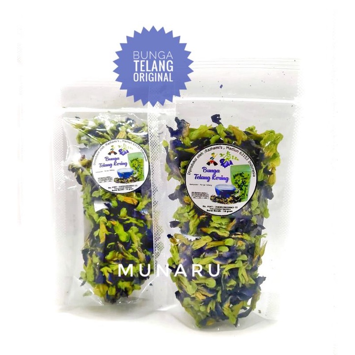 

Teh Bunga Telang Kering Murni 10gr / Blue Tea / Butterfly Pea Flower