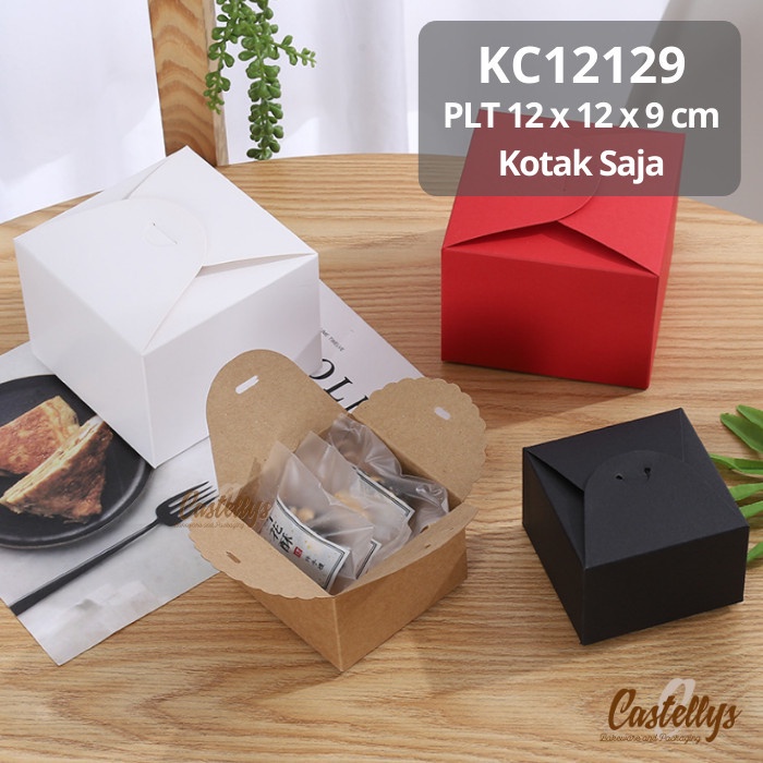 Kotak Box KC12129 Kue Kering Cookies Nastar Bolu Cake Mini Brownies
