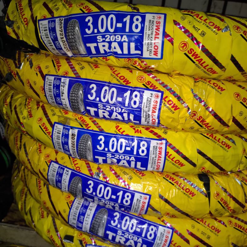 Ban Luar Trail ukuran 300 ring 18 Swallow
