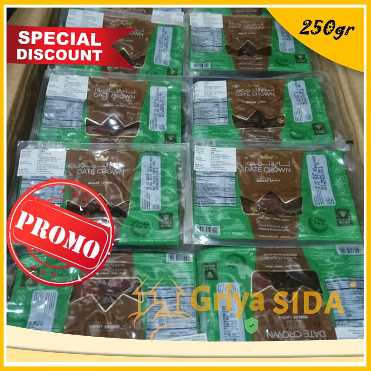 Kurma Khalas Thermo Premium Dates 250Gram Kurma Kholas