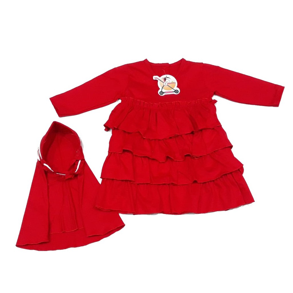 Promo !! BAJU BAYI GAMIS VINATA SUSUN POLOS- GAMIS ANAK MURAH