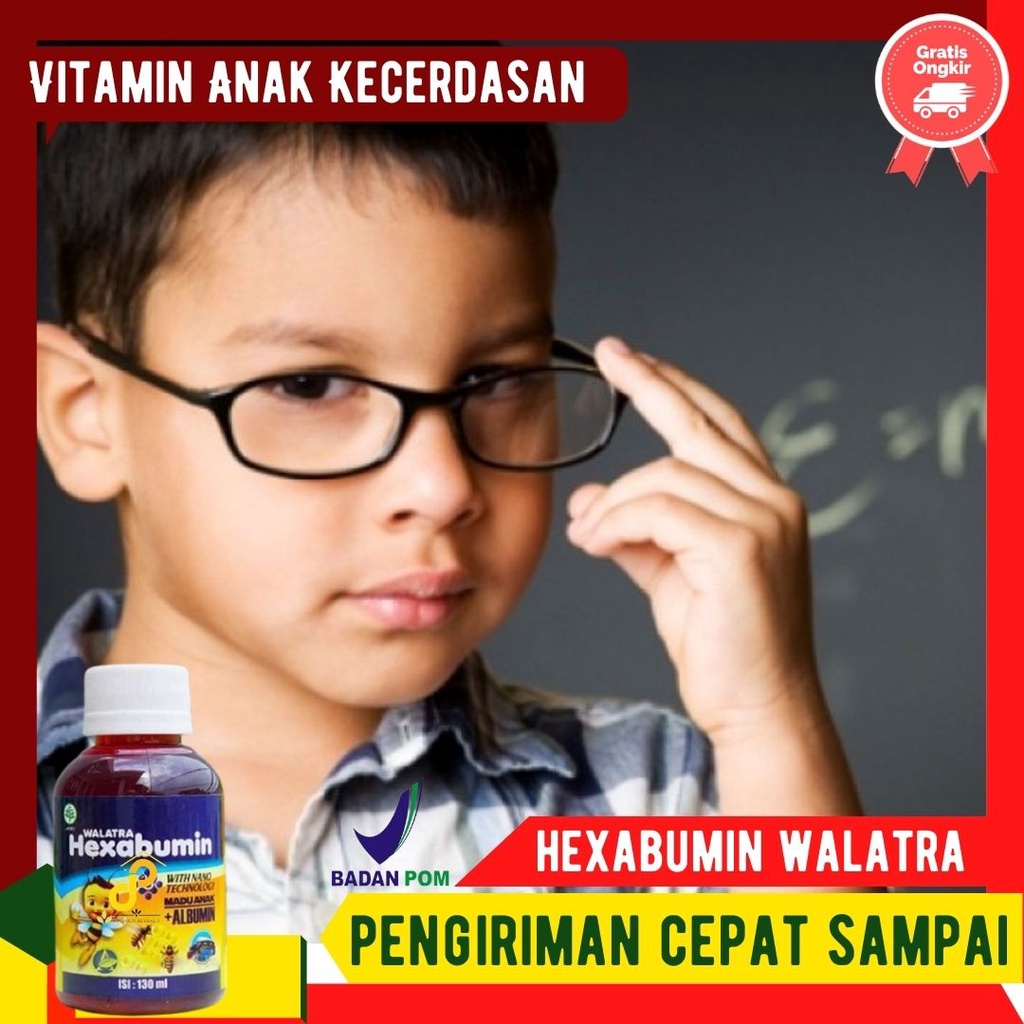 Vitamin Anak Kecerdasan Otak Anak, Sirup Vitamin Anak, Vitamin Otak anak usia 1,2,3,4,5,6,7,8,9 wala