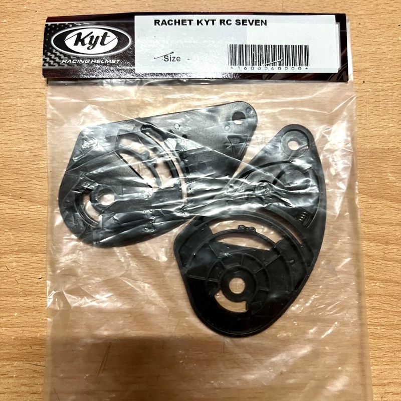 Helm KYT Rachet RC7 RC-7 RC Seven Black Dudukan Kaca Visor Helm Pengunci