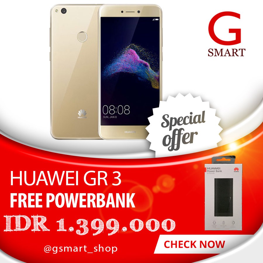Promo Huawei GR3 Garansi