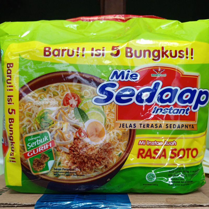 

Mie Instan Indomie 5pcs / Sedaap 5pcs