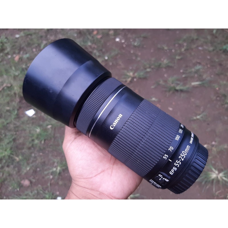 Lensa Tele Canon 55-250mm STM