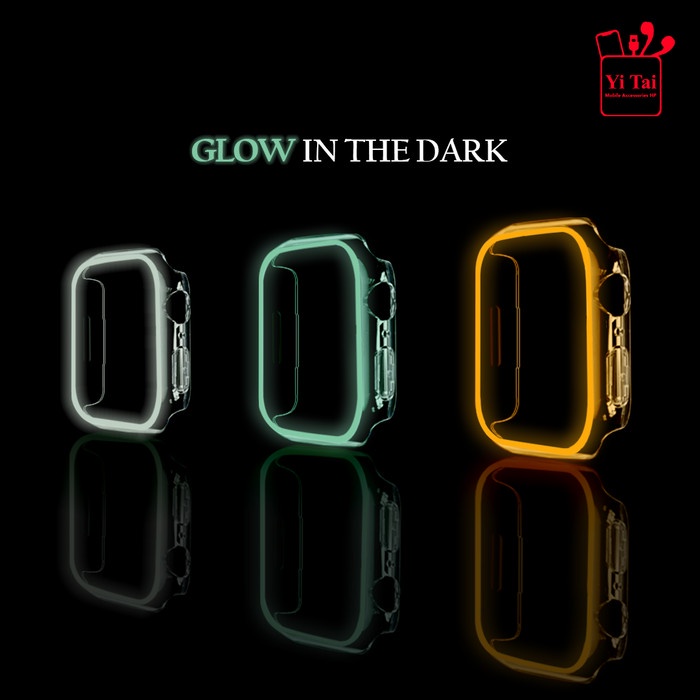 HARD CASE FOR APPLE WATCH GLOW IN THE DARK YI TAI 44MM 45MM