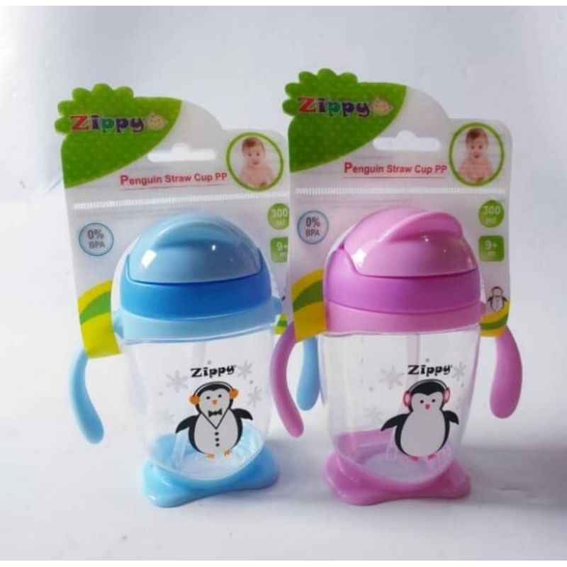 Zippy Straw Cup Penguin 300ml, 210ml