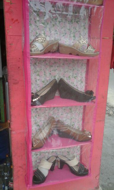 [freeongkir] Rak Jilbab + Rak Tas + Rak Sepatu Gantung 3in1