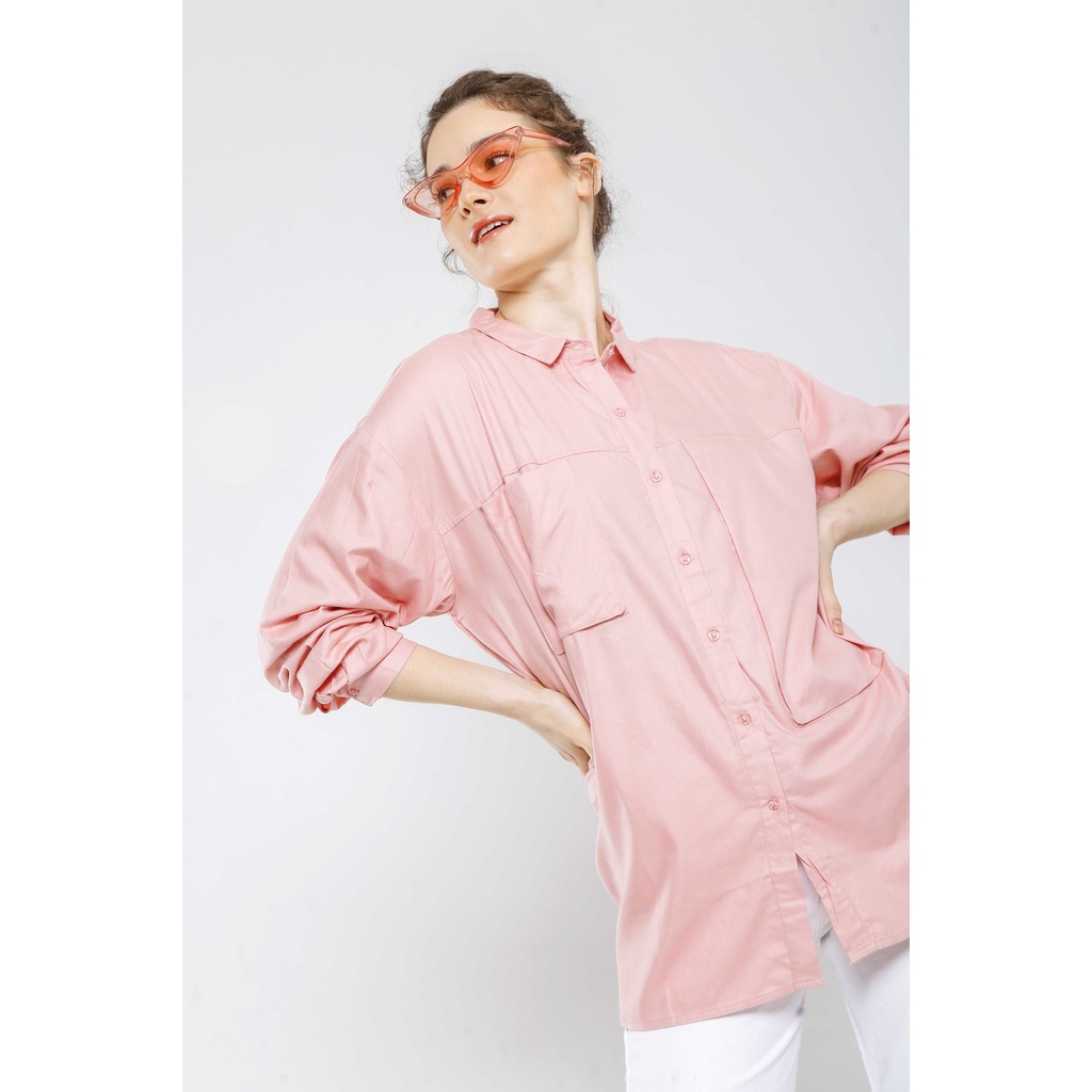 Gaudi Atasan Kemeja Wanita Torvi Oversized Shirt