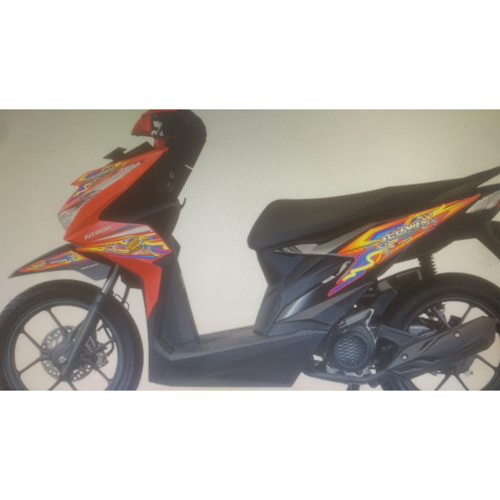 STICKER STRIPING BEAT 2020 CUSTOM FULL HOLOGRAM