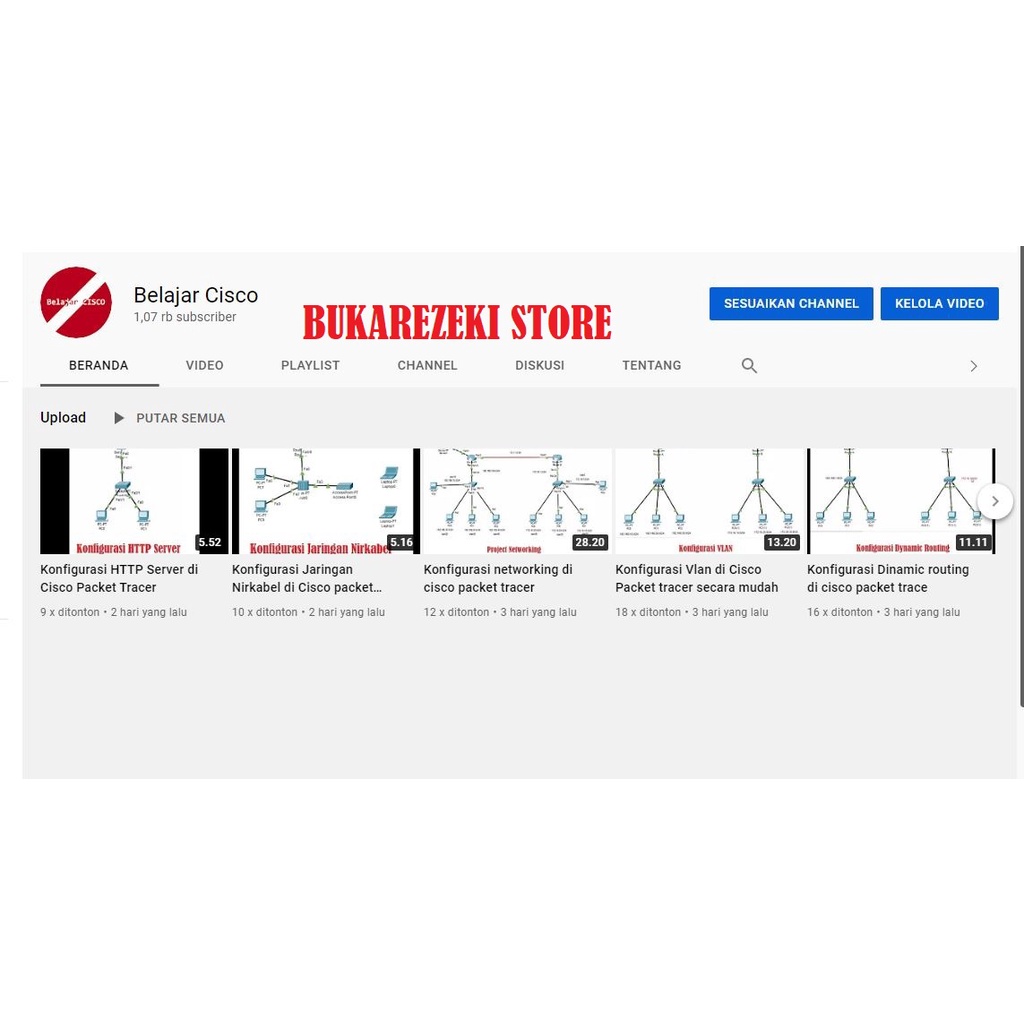 [SOLD] Akun Youtube Monetisasi Murah 1000 subs