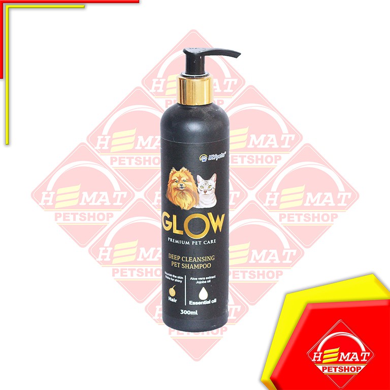 Shampoo Kucing &amp; Anjing Glow 300 Ml / Glow Pet Shampoo 300 Ml