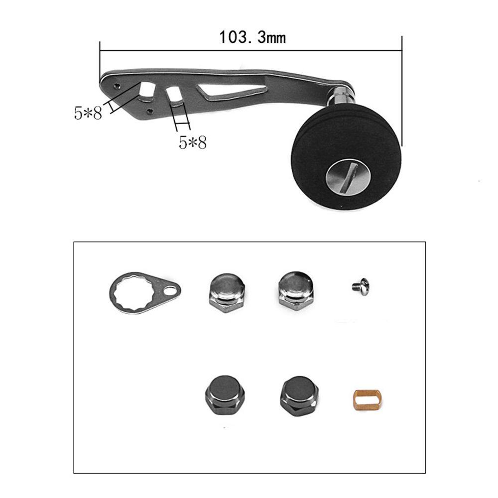 Suyo Grip reel Pancing Bahan Aluminum alloy DIY