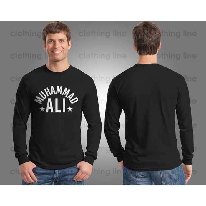 KAOS MUHAMMAD ALI BOXING LENGAN PANJANG