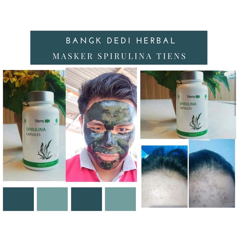 Spakare Spirulina Mask TIENS PRODUK PERAWATAN WAJAH MENGUNAKAN BAHAN YANG UNGGUL YAKNI GANGGANG SPIR