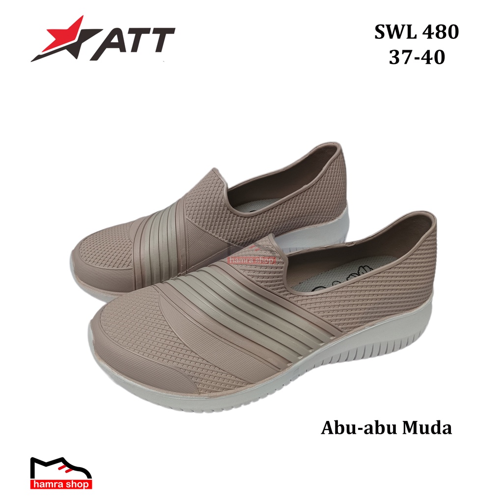 SEPATU KARET ATT SWL 480 SLIP ON WANITA DEWASA