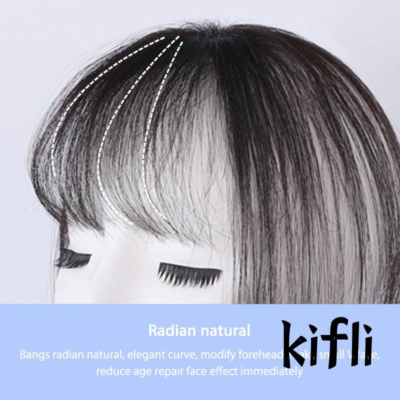 Wig Poni Rambut,Palsu 3D Warna Putih,Untuk Wanita