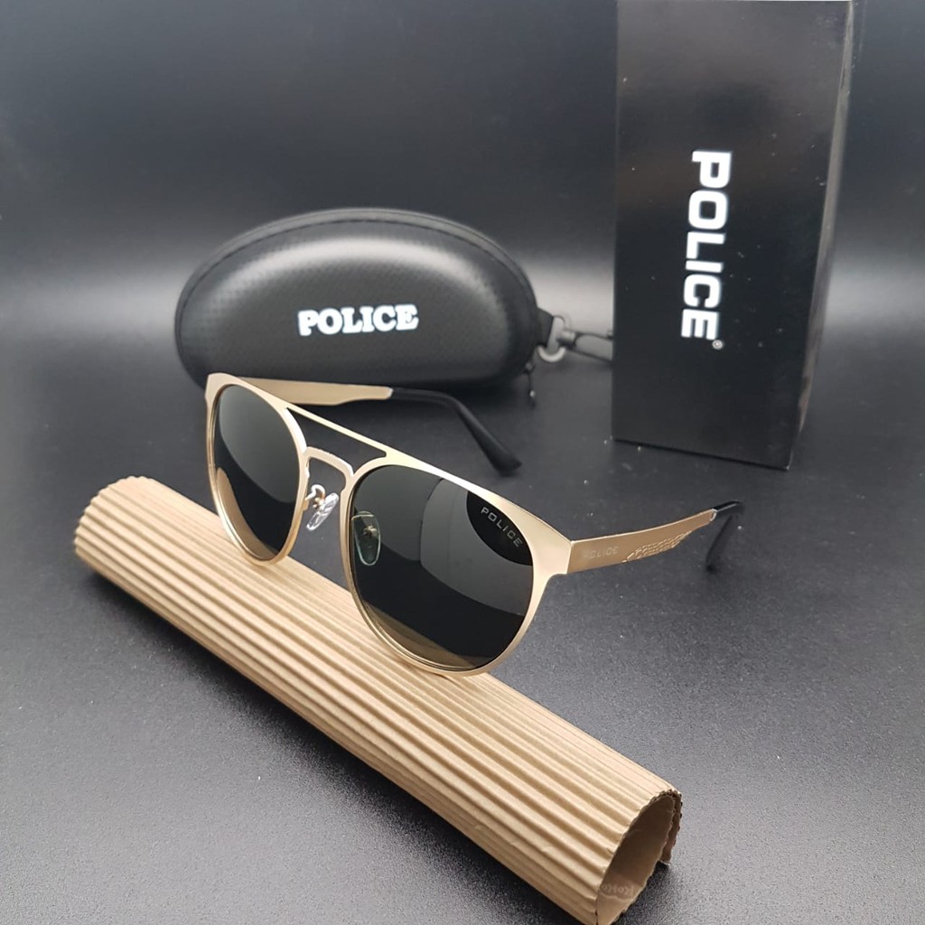 Sunglass - Fashion Pria - Kacamata Hitam Pria - Kacamata Hitam Pria Police A007 Lensa Anti UV