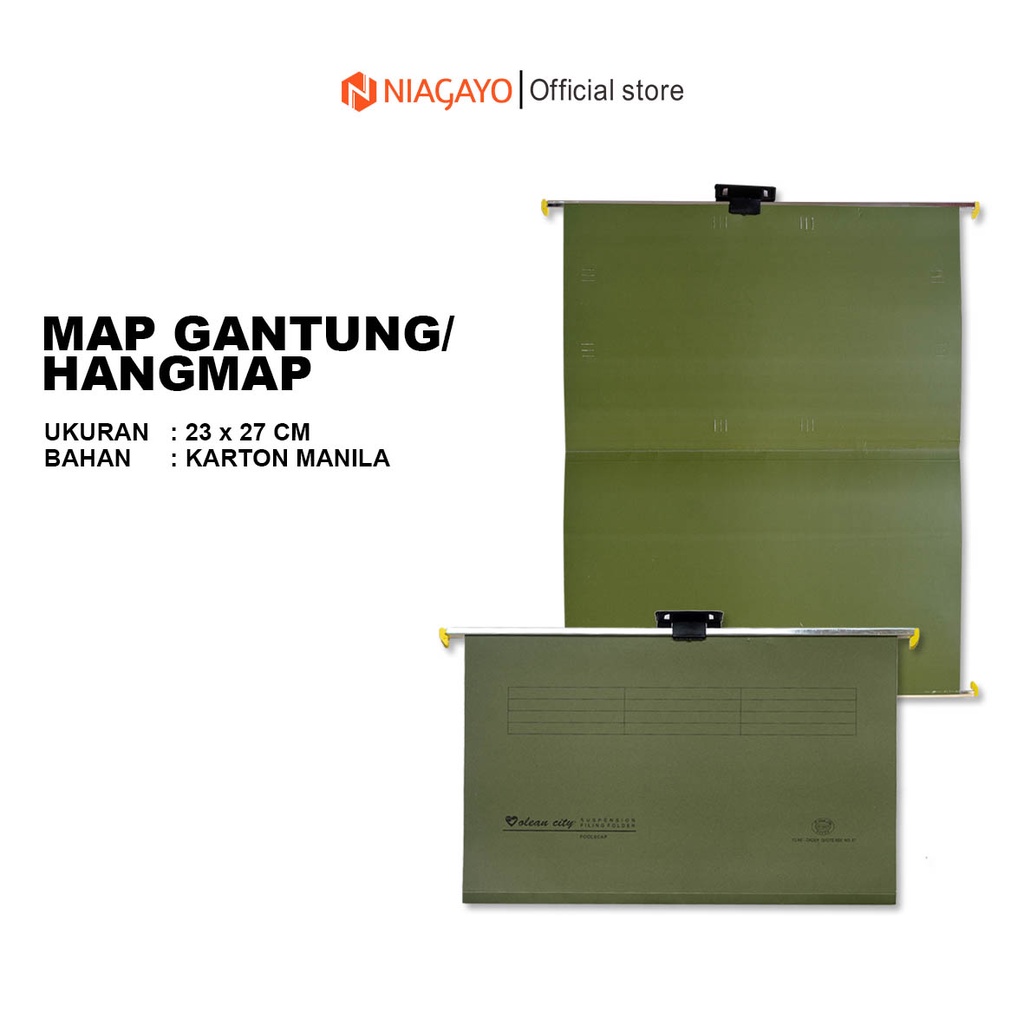 

Map Kertas / Map File / Map Gantung Hangmap Folder File Olean City No 168 Karton Manila