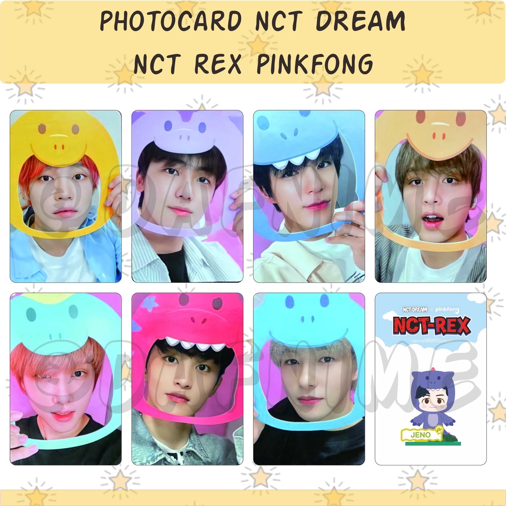 NCT DREAM REX PINKFONG EDITION PHOTOCARD UNOFFICIAL