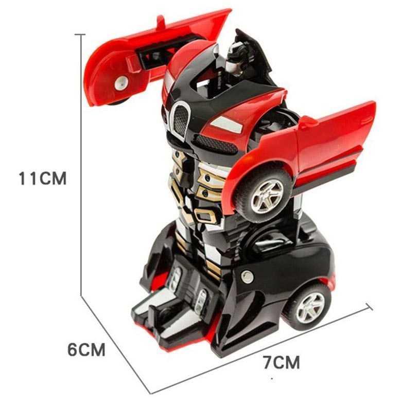 Mainan Mobil Inertia Collision Action Figure Transformer - 2016-5A