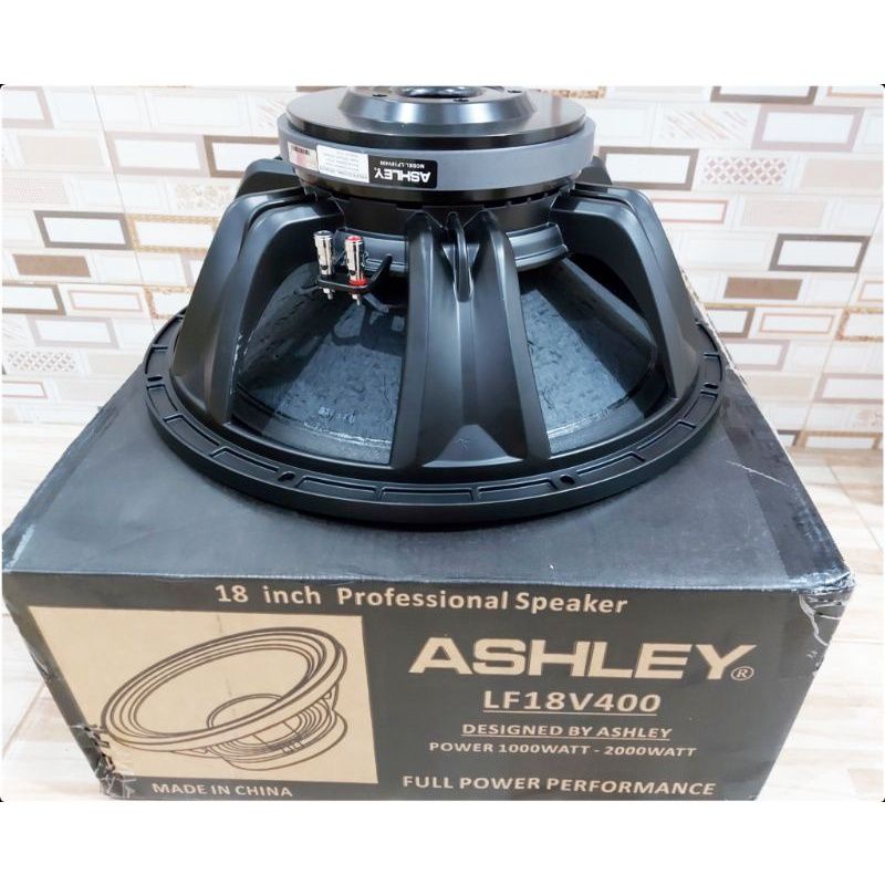 SPEAKER SUBWOFER ASHLEY 18 inch LF18V400 BARU VOICE COIL 4 inch original