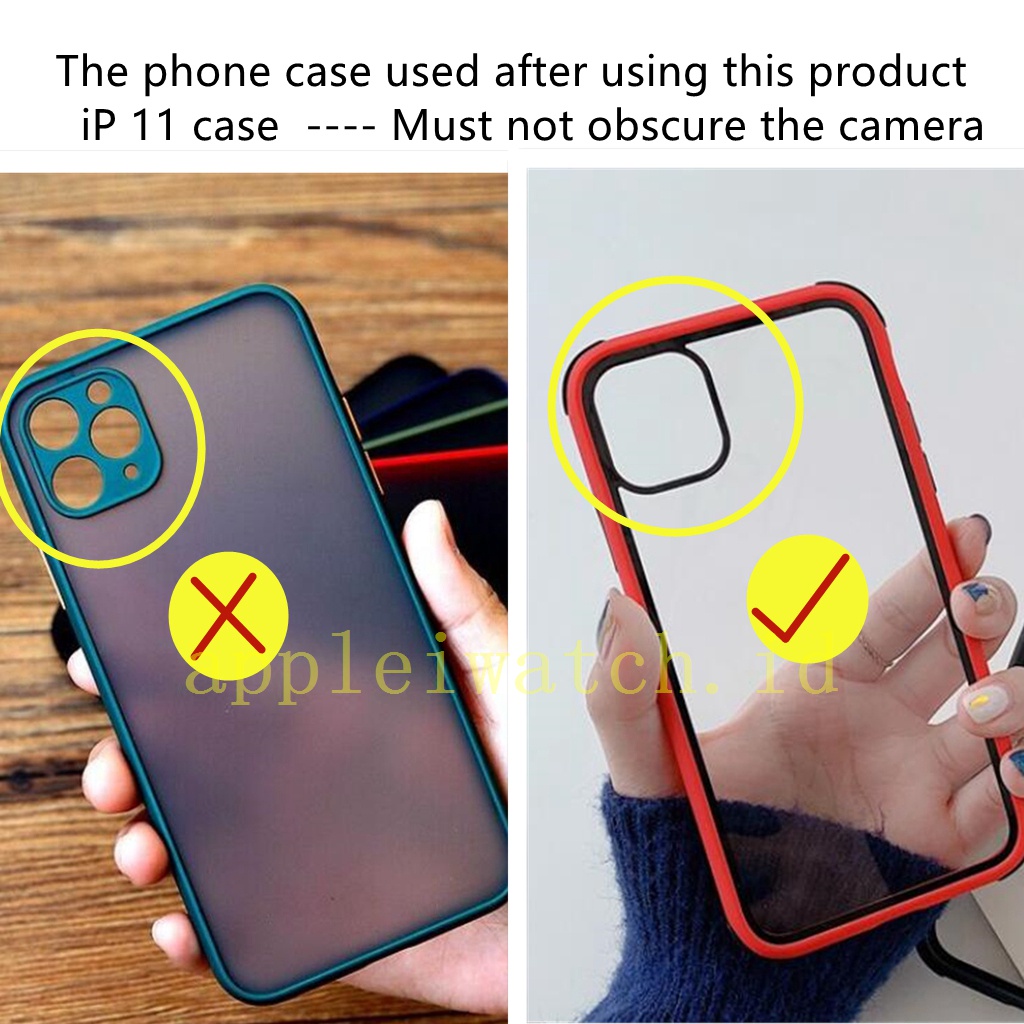 Kamera palsu untuk iPhone XR to iP 13 back film +(Casing ponsel transparan gratis)