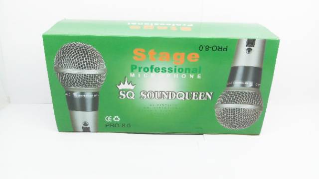 Mic Vocal soundqueen Pro 8.0 kabel tanpa switch