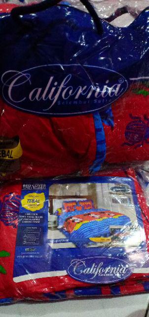 Bedcover + Sprei Rumbai California 180x200 King Size 180 Mickey Classic Bc 180 - Tikus Hitam