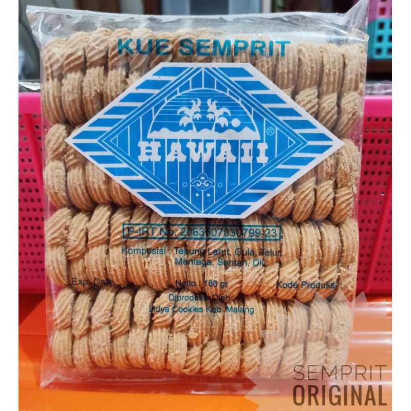 KUE SEMPRIT HAWAII ORIGINAL ROTI KERING JAJANAN JAJAN MAKANAN RINGAN ENAK LYDIA COOKIES