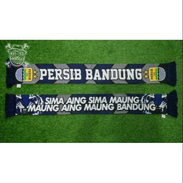 Syal/Scarf Persib Bandung Original Geser Gambarnya