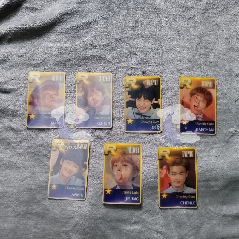 NCT Lenticular Fanmade / NCT Dream Chewing Gum Candle Light