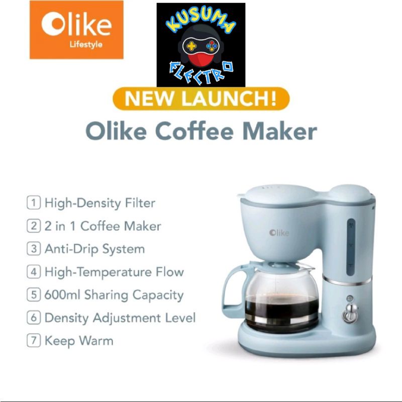 COFFE MAKER OLIKE 600 ml Pengolah Kopi Kualitas Cafe