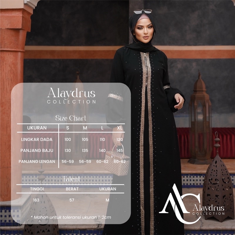 New Abaya Dress Maxi Arab Saudi Bordir Zephy Turki Umroh Dubai Turkey By AlaydrusCollection 824