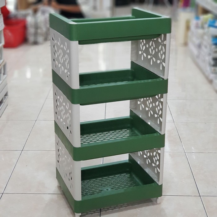 Rak Plastik Yoyo 4 Susun Tanpa Roda