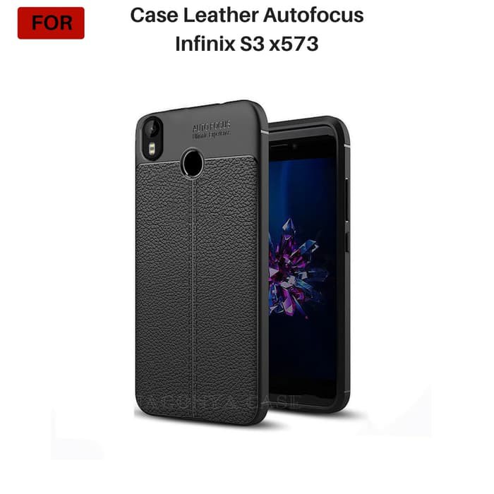 Case Infinix Hot S3 X573 Leather AutoFocus Ultimate Experience