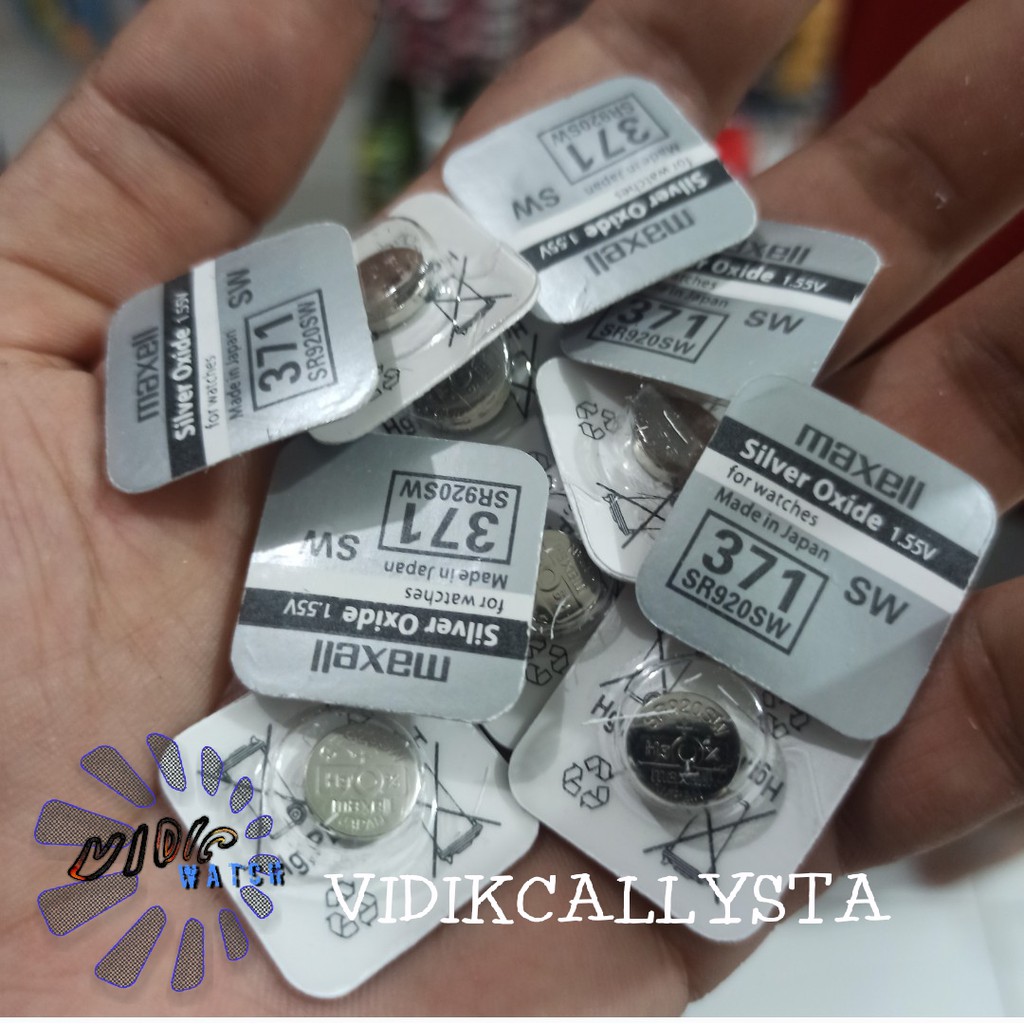 BATERAI JAM TANGAN MAXL 371 SR920SW SR 920 SW ORIGINAL SP BATRE BATREI BATERAI KANCING JAM TANGAN