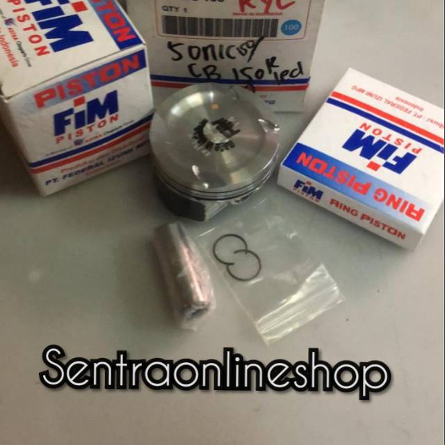 Piston kit Cb 150 led cbr 150 led sonic 150 supra gtr oversize 100 FIM