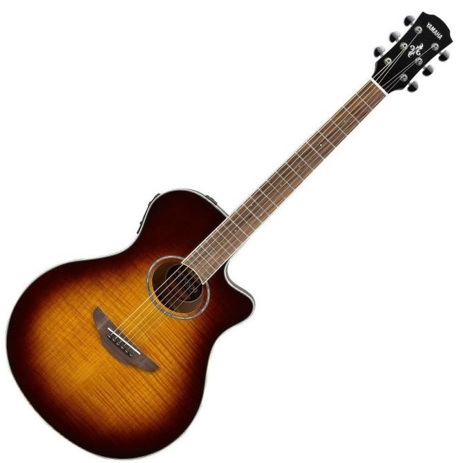 Yamaha Apx600Fm Tbs - Apx600 Fm Tbs - Apx 600Fm Gitar Akustik Elektrik Abuzahasim