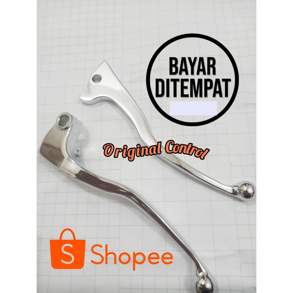 Handle handel rem + kopling Vixion RX king Scorpio - Chrome