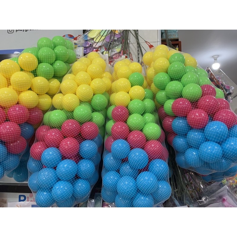 Makassar ! Bola Mandi Bayi (isi 100) / Mainan Bola untuk Kolam Mandi