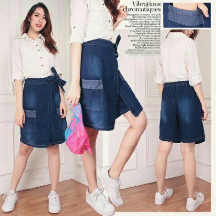 celana jumbo Chloe jeAns hotpant knj