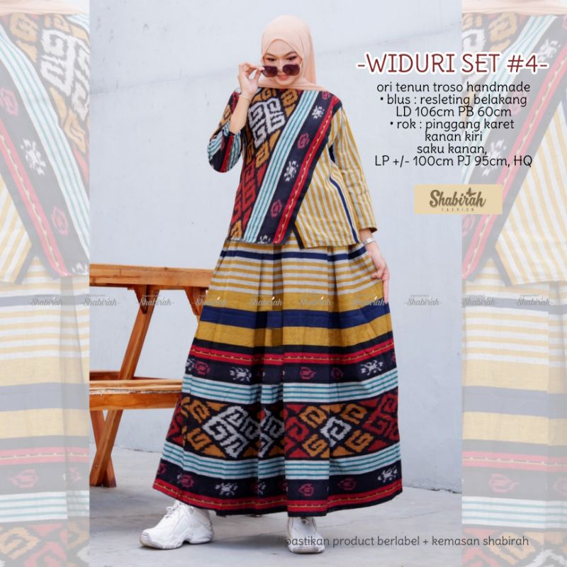 termurah COD - ONE SET ROK BLUS TISYA / WIDURI SET TENUN TROSO HANDMADE KEKINIAN VIRAL